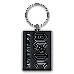 Ac/Dc - Back In Black Cast Metal Keychain i gruppen MERCHANDISE / Nyckelring / Hårdrock hos Bengans Skivbutik AB (5536986)