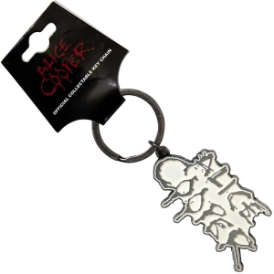 Alice Cooper - Dripping Logo Silver Keychain  i gruppen MERCHANDISE / Nyckelring / Hårdrock hos Bengans Skivbutik AB (5536991)