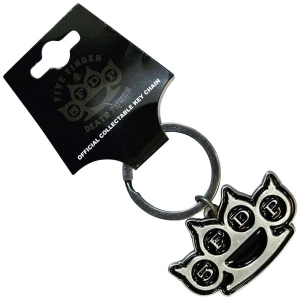 Five Finger Death Punsch - Ffdp Knuckles Cut-Out Keychain i gruppen MERCHANDISE / Nyckelring / Hårdrock hos Bengans Skivbutik AB (5537025)