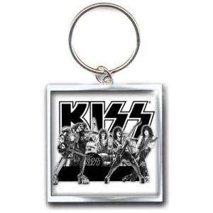 Kiss - Graphite Band Metal Keychain i gruppen MERCHANDISE / Nyckelring / Hårdrock hos Bengans Skivbutik AB (5537040)