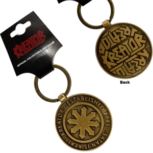 Kreator - Satan Is Real Emblem Keychain i gruppen MERCHANDISE / Nyckelring / Hårdrock hos Bengans Skivbutik AB (5537043)