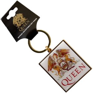 Queen - Classic Crest Keychain i gruppen MERCHANDISE / Nyckelring / Pop-Rock hos Bengans Skivbutik AB (5537084)