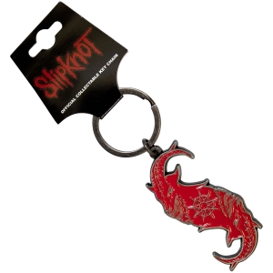 Slipknot - Red Goat S Keychain i gruppen MERCHANDISE / Nyckelring / Hårdrock hos Bengans Skivbutik AB (5537101)