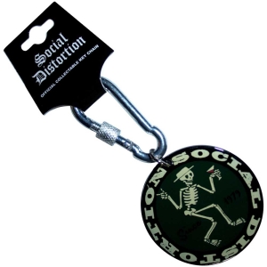 Social Distortion - Classic Logo Keychain i gruppen MERCHANDISE / Nyckelring / Hårdrock hos Bengans Skivbutik AB (5537103)
