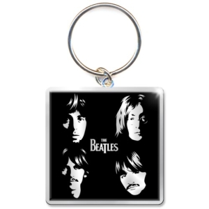 The Beatles - Illustrated Faces Photo Print Keychain i gruppen MERCHANDISE / Merch / Pop-Rock hos Bengans Skivbutik AB (5537111)