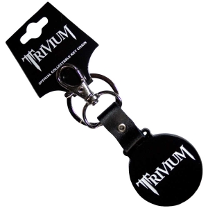 Trivium - Classic Logo Mono Circle Keychain i gruppen MERCHANDISE / Nyckelring / Hårdrock hos Bengans Skivbutik AB (5537127)