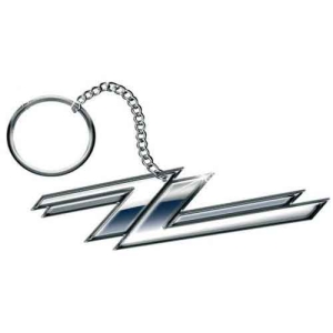 Zz Top - Twin Zees Logo Keychain i gruppen MERCHANDISE / Merch / Blues hos Bengans Skivbutik AB (5537141)