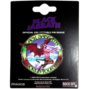 Black Sabbath - World Tour 1978 Pin Badge i gruppen MERCHANDISE / Pin-Button Badge / Hårdrock hos Bengans Skivbutik AB (5537276)