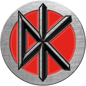 Dead Kennedys - Dk Logo Pin Badge i gruppen MERCHANDISE / Merch / Punk hos Bengans Skivbutik AB (5537293)