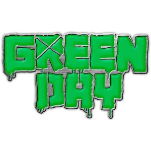 Green Day - Logo Pin Badge i gruppen MERCHANDISE / Merch / Punk hos Bengans Skivbutik AB (5537310)