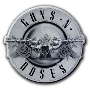 Guns N Roses - Bullet Logo Pin Badge i gruppen MERCHANDISE / Merch / Hårdrock hos Bengans Skivbutik AB (5537313)