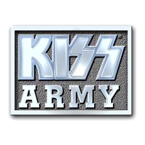 Kiss - Army Block Pin Badge i gruppen MERCHANDISE / Merch / Hårdrock hos Bengans Skivbutik AB (5537337)