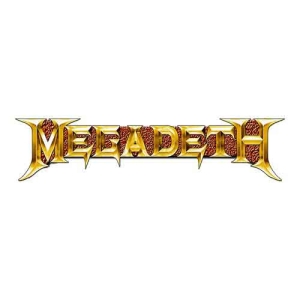 Megadeth - Gold Logo Pin Badge i gruppen MERCHANDISE / Merch / Hårdrock hos Bengans Skivbutik AB (5537349)