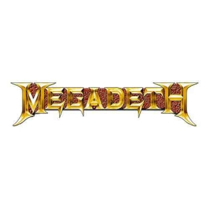 Megadeth - Gold Logo Pin Badge i gruppen MERCHANDISE / Pin-Button Badge / Hårdrock hos Bengans Skivbutik AB (5537349)