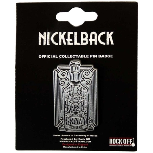 Nickelback - Bat Shit Pin Badge i gruppen MERCHANDISE / Pin-Button Badge / Pop-Rock hos Bengans Skivbutik AB (5537369)