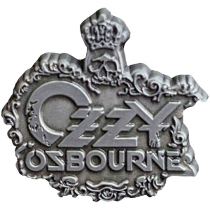 Ozzy Osbourne - Crest Logo Pin Badge i gruppen MERCHANDISE / Merch / Hårdrock hos Bengans Skivbutik AB (5537376)