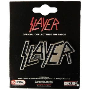 Slayer - Logo Pin Badge i gruppen MERCHANDISE / Pin-Button Badge / Hårdrock hos Bengans Skivbutik AB (5537400)