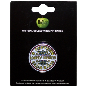 The Beatles - Sgt Pepper Drum Pin Badge i gruppen MERCHANDISE / Pin-Button Badge / Pop-Rock hos Bengans Skivbutik AB (5537428)