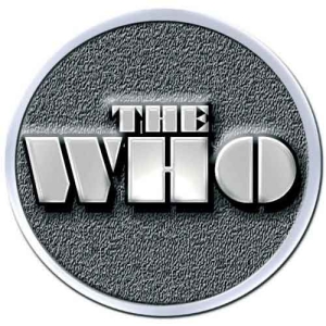 The Who - Stencil Logo Hichrome Pin Badge i gruppen MERCHANDISE / Merch / Pop-Rock hos Bengans Skivbutik AB (5537440)