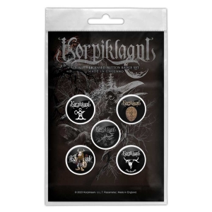 Korpiklaani - Raven Button Badge Pack i gruppen MERCHANDISE hos Bengans Skivbutik AB (5537468)