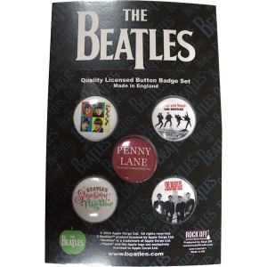 The Beatles - Beatles Liverpool Button Badge Pack i gruppen MERCHANDISE / Merch / Pop-Rock hos Bengans Skivbutik AB (5537490)