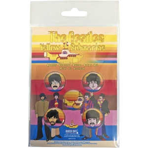 The Beatles - Sub Portrait Button Badge Pack i gruppen MERCHANDISE / Merch / Pop-Rock hos Bengans Skivbutik AB (5537493)