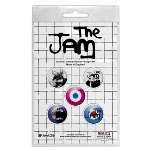The Jam - All Mod Cons Button Badge Pack i gruppen MERCHANDISE / Merch / Punk hos Bengans Skivbutik AB (5537494)