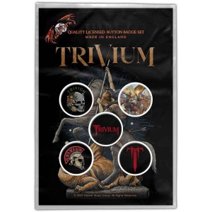 Trivium - In The Court Of The Dragon Button Badge  i gruppen MERCHANDISE / Merch / Hårdrock hos Bengans Skivbutik AB (5537496)