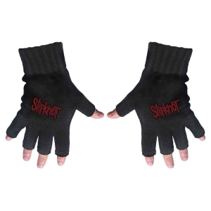 Slipknot - Logo Fingerless Gloves i gruppen MERCHANDISE hos Bengans Skivbutik AB (5537590)