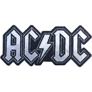 Ac/Dc - Cut-Out Foil Logo Woven Patch i gruppen MERCHANDISE / Tygmärke / Hårdrock hos Bengans Skivbutik AB (5537654)