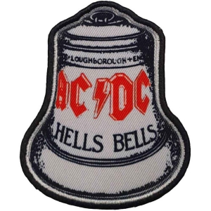 Ac/Dc - Hells Bells White Printed Patch i gruppen MERCHANDISE / Merch / Hårdrock hos Bengans Skivbutik AB (5537662)