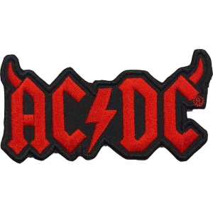 Ac/Dc - Horns Woven Patch i gruppen MERCHANDISE / Tygmärke / Hårdrock hos Bengans Skivbutik AB (5537665)