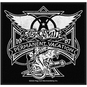 Aerosmith - Permanent Vacation Retail Packaged Patch i gruppen MERCHANDISE / Merch / Hårdrock hos Bengans Skivbutik AB (5537695)