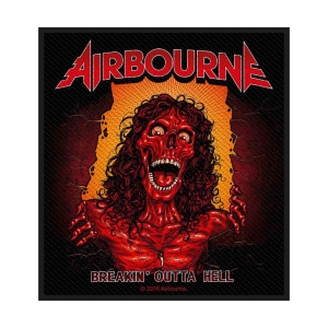 Airbourne - Breakin' Outta Hell Standard Patch i gruppen MERCHANDISE hos Bengans Skivbutik AB (5537698)