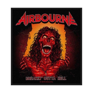 Airbourne - Breakin' Outta Hell Standard Patch i gruppen MERCHANDISE / Tygmärke / Hårdrock hos Bengans Skivbutik AB (5537698)