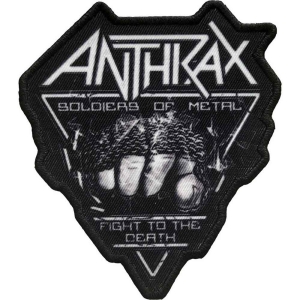 Anthrax - Soldier Of Metal Ftd Printed Patch i gruppen MERCHANDISE / Tygmärke / Hårdrock hos Bengans Skivbutik AB (5537711)