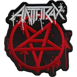 Anthrax - Pent Logo Woven Patch i gruppen MERCHANDISE / Merch / Hårdrock hos Bengans Skivbutik AB (5537715)