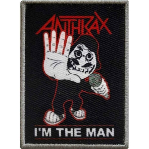 Anthrax - I'm The Man Printed Patch i gruppen MERCHANDISE / Tygmärke / Hårdrock hos Bengans Skivbutik AB (5537719)