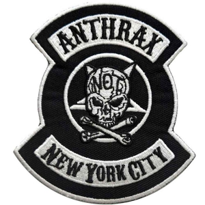 Anthrax - Nyc Woven Patch i gruppen MERCHANDISE / Merch / Hårdrock hos Bengans Skivbutik AB (5537721)