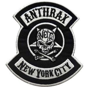 Anthrax - Nyc Woven Patch i gruppen MERCHANDISE / Tygmärke / Hårdrock hos Bengans Skivbutik AB (5537721)