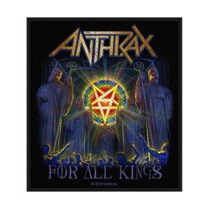 Anthrax - For All Kings Standard Patch i gruppen MERCHANDISE / Merch / Hårdrock hos Bengans Skivbutik AB (5537724)
