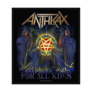 Anthrax - For All Kings Standard Patch i gruppen MERCHANDISE / Tygmärke / Hårdrock hos Bengans Skivbutik AB (5537724)