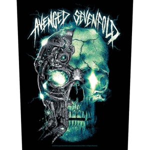 Avenged Sevenfold - Mechanical Skull Back Patch i gruppen MERCHANDISE / Merch / Hårdrock hos Bengans Skivbutik AB (5537731)
