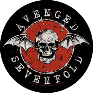 Avenged Sevenfold - Distressed Skull Back Patch i gruppen MERCHANDISE / Merch / Hårdrock hos Bengans Skivbutik AB (5537734)