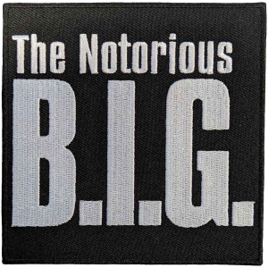 Biggie Smalls - The Notorious Woven Patch i gruppen MERCHANDISE hos Bengans Skivbutik AB (5537741)