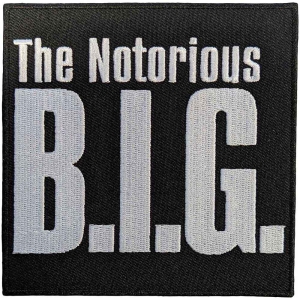 Biggie Smalls - The Notorious Woven Patch i gruppen MERCHANDISE / Tygmärke / Hip Hop-Rap hos Bengans Skivbutik AB (5537741)