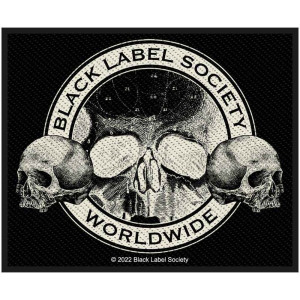 Black Label Society - Skulls Standard Patch i gruppen MERCHANDISE hos Bengans Skivbutik AB (5537746)
