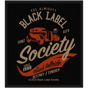 Black Label Society - The Blessed Hellride Standard Patch i gruppen MERCHANDISE / Merch / Hårdrock hos Bengans Skivbutik AB (5537747)