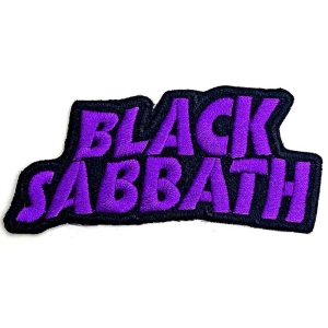 Black Sabbath - Cut-Out Wavy Logo Woven Patch i gruppen MERCHANDISE / Tygmärke / Hårdrock hos Bengans Skivbutik AB (5537749)