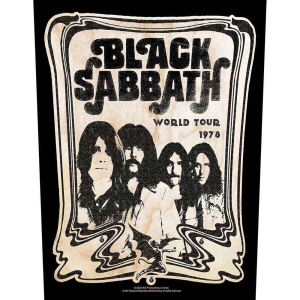 Black Sabbath - World Tour 1978 Back Patch i gruppen MERCHANDISE / Merch / Hårdrock hos Bengans Skivbutik AB (5537754)